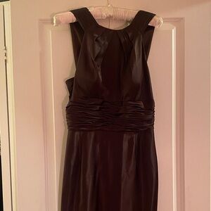 Adrianna Papell Boutique Chocolate Sleeveless Midi Dress